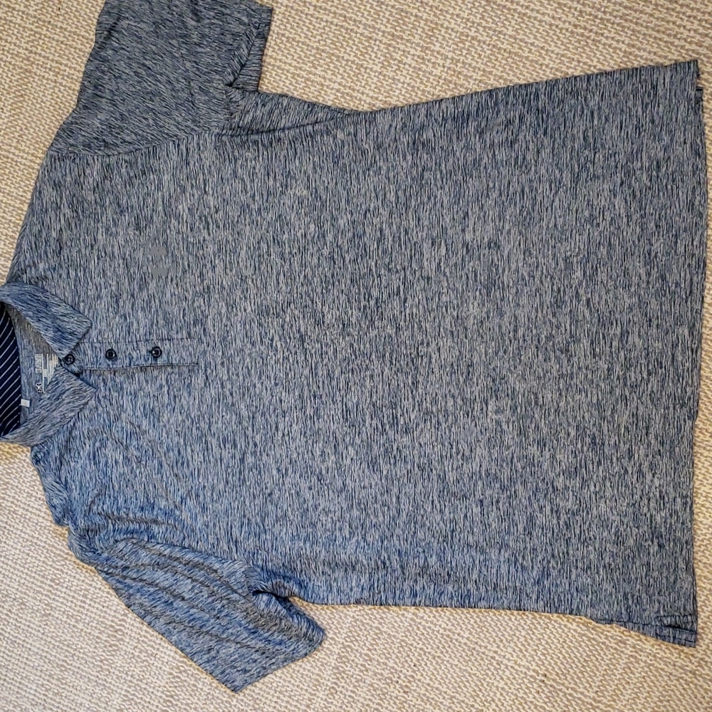 Under Armour Heat Gear polo shirt, size XL, Navy/White, *Like New